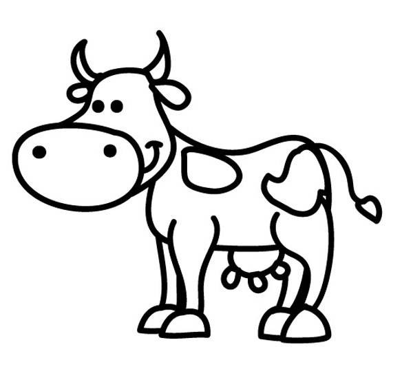 Kuh Ausmalbilder
 Ausmalbild Tiere Kuh zum Ausmalen kostenlos ausdrucken