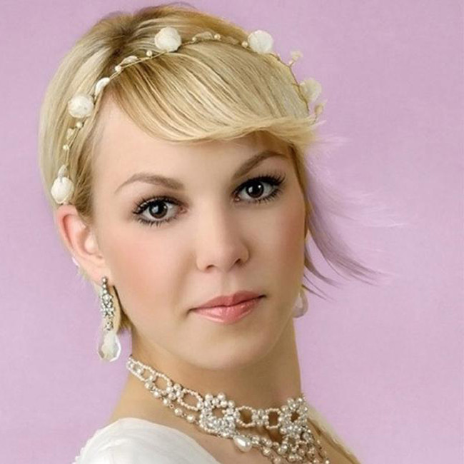 Kurzhaarfrisuren Hochzeit
 niedliche kurzhaarfrisuren damen hochzeit