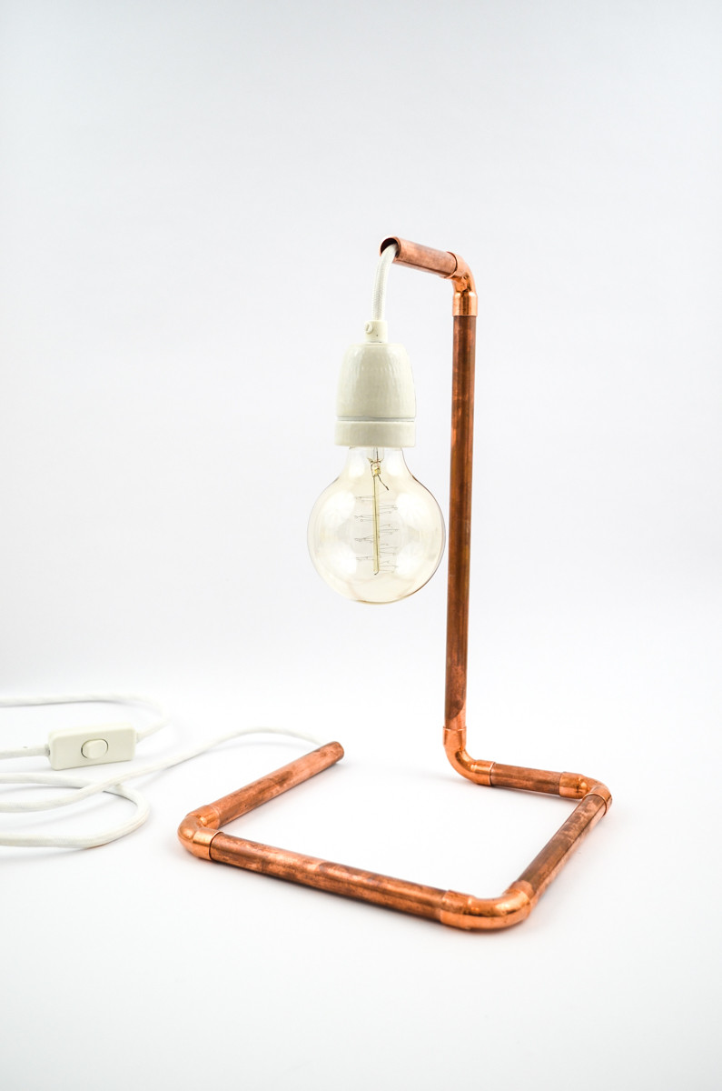 Lampe Diy
 DIY Kupfer Lampe aus dem Baumarkt