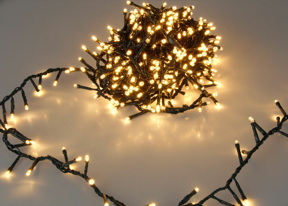 Led Lichterkette
 Weihnachtsbaum Lichterkette 1200 LED EXTRA warmweiß