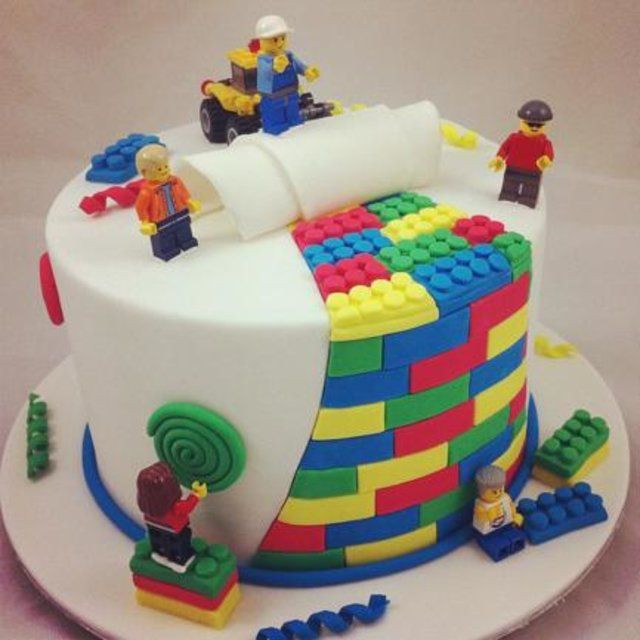 Lego Geburtstagstorte
 lego torte 640×640 Lego