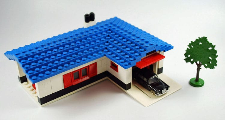 Lego Haus
 Classic Review LEGO Haus mit Garage 324 von 1964