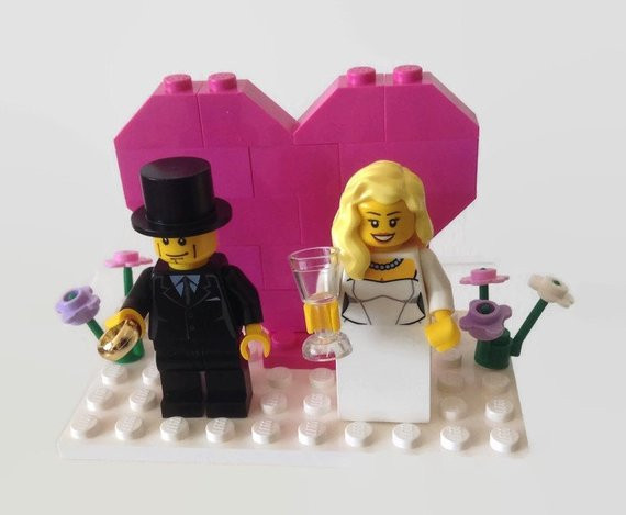 Lego Hochzeitstorte
 LEGO Hochzeitstorte Topper ask fo