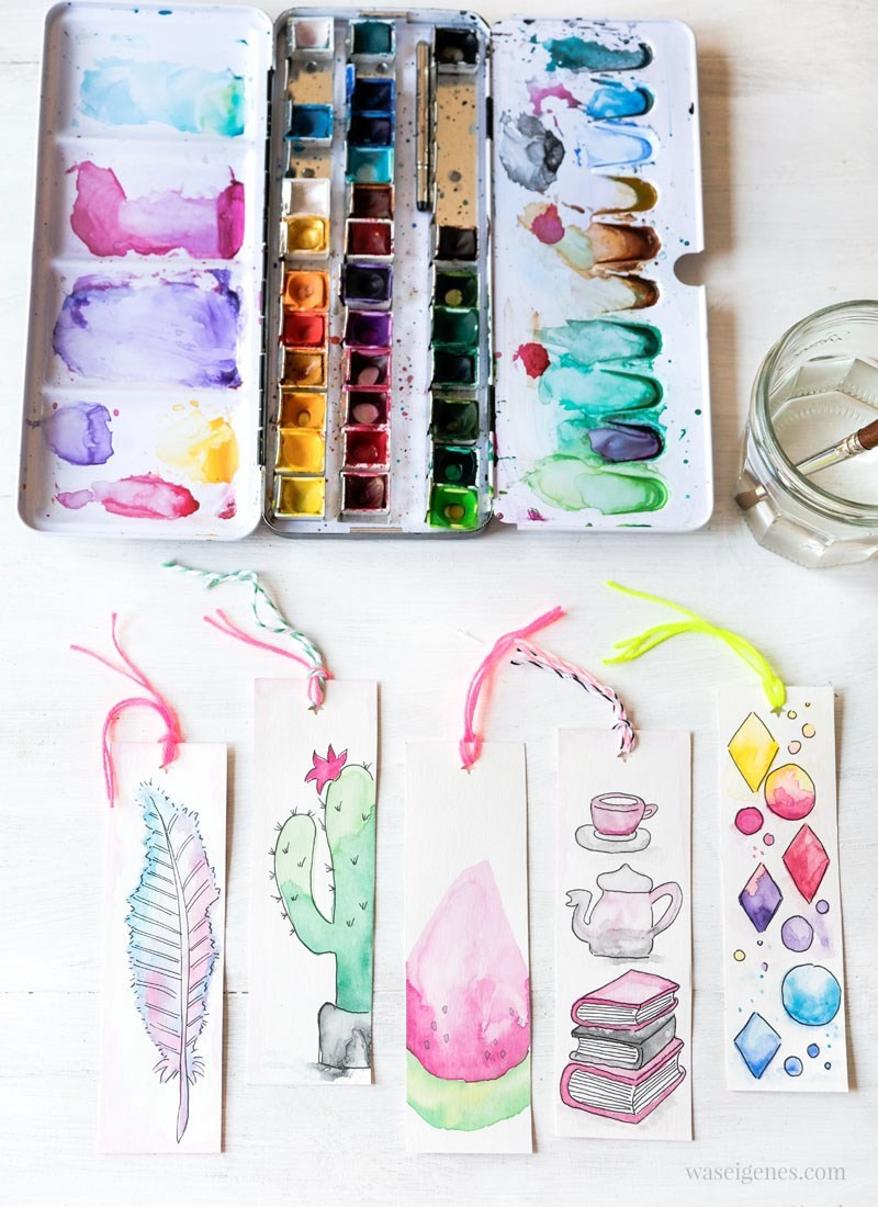 Lesezeichen Diy
 DIY Aquarell Lesezeichen