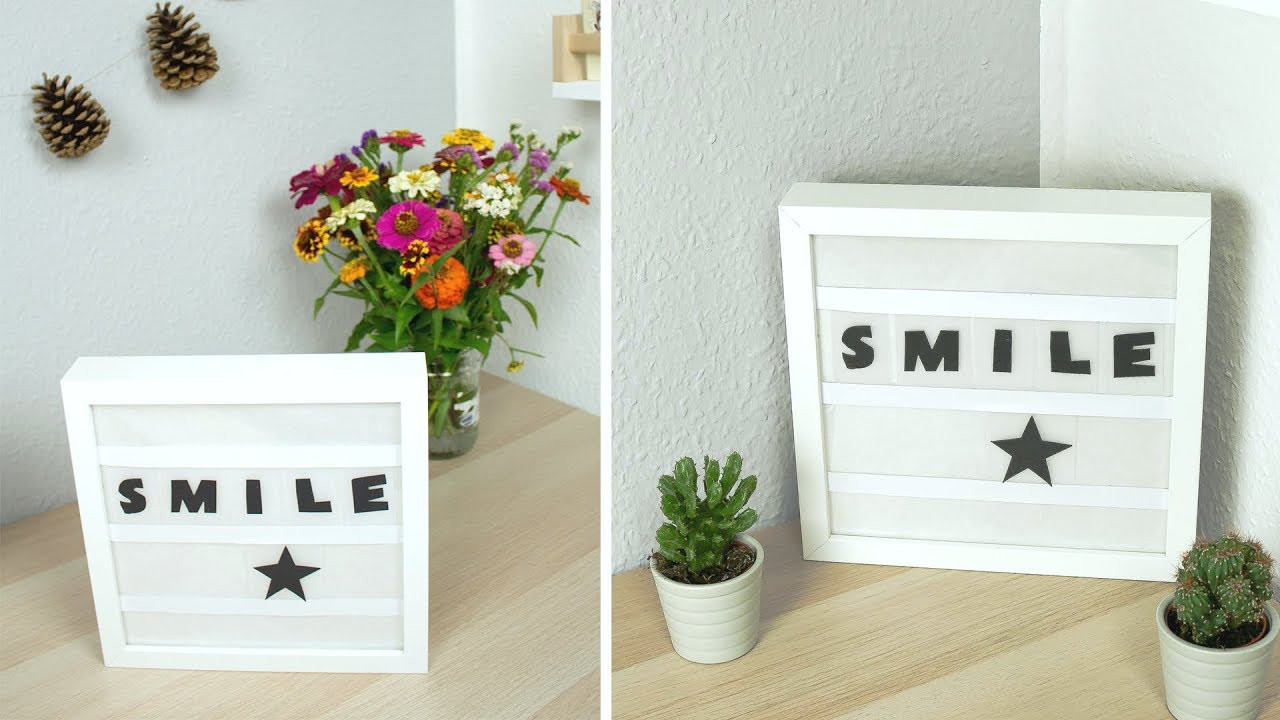 Lightbox Diy Ikea
 schöne DIY Deko Idee Lightbox basteln