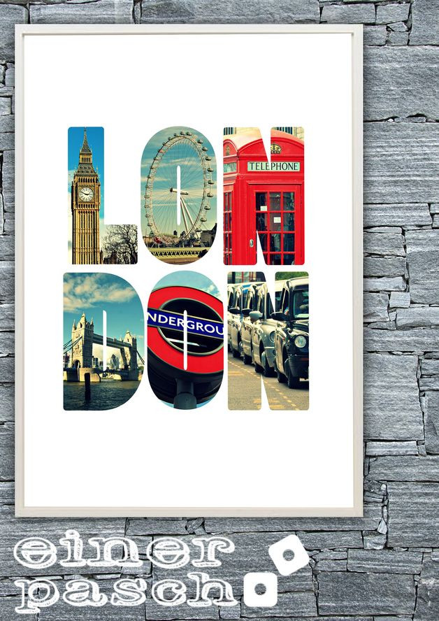 London Geschenke
 einerpasch London England UK Reise Sightseeing Travel Art