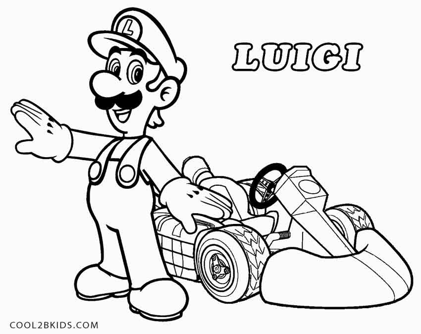 Luigi Ausmalbilder
 KonaBeun zum ausdrucken ausmalbilder mario kart