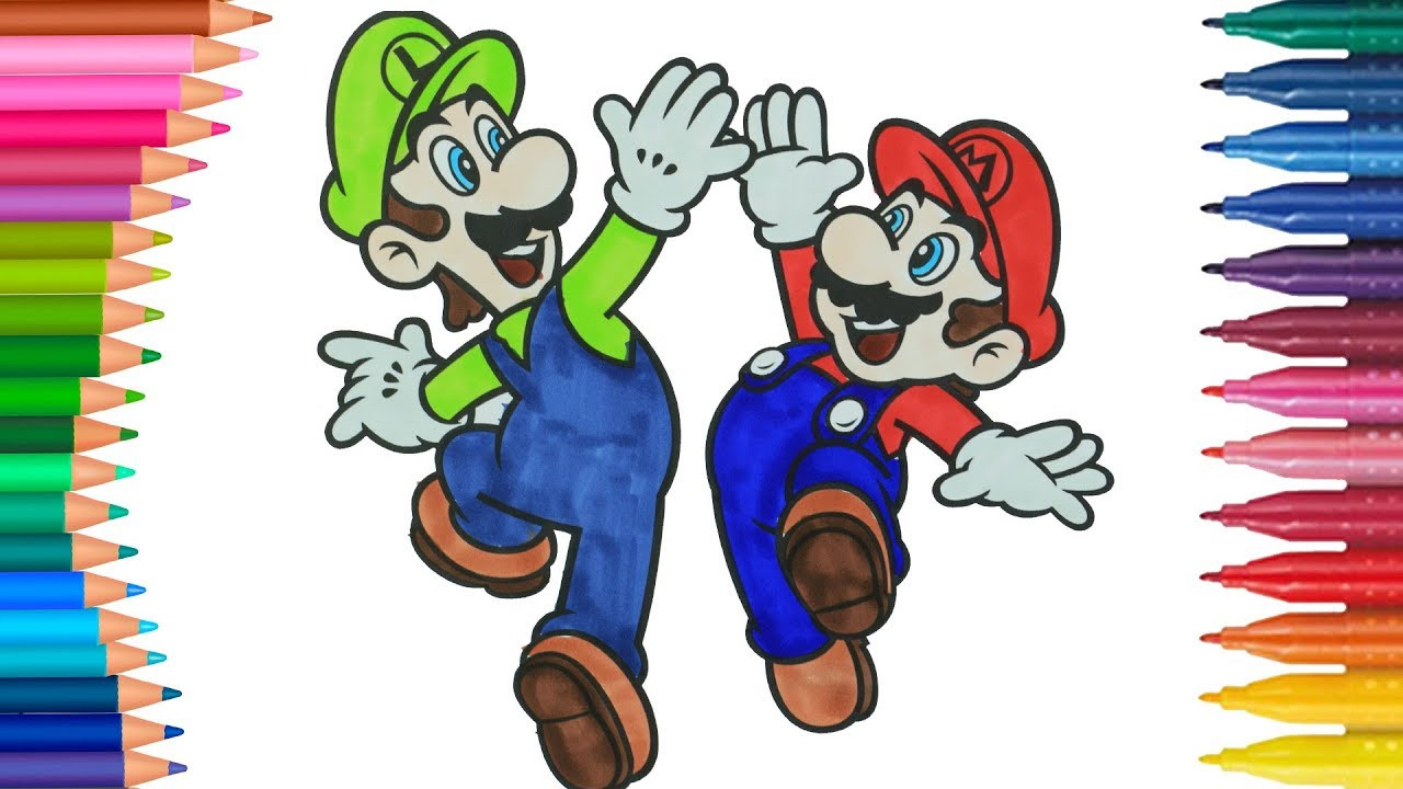 Luigi Ausmalbilder
 Mario und Luigi ausmalbilder