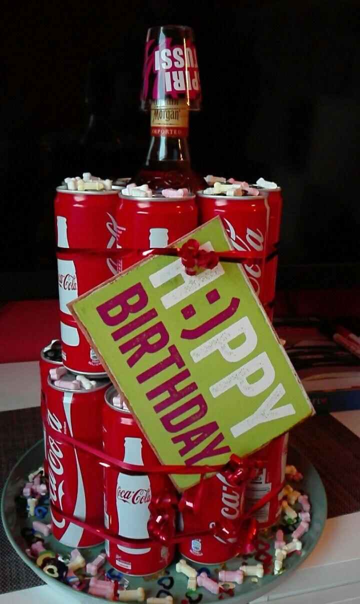 Lustige Geburtstagsgeschenke
 Cola Captain morgan Geschenk