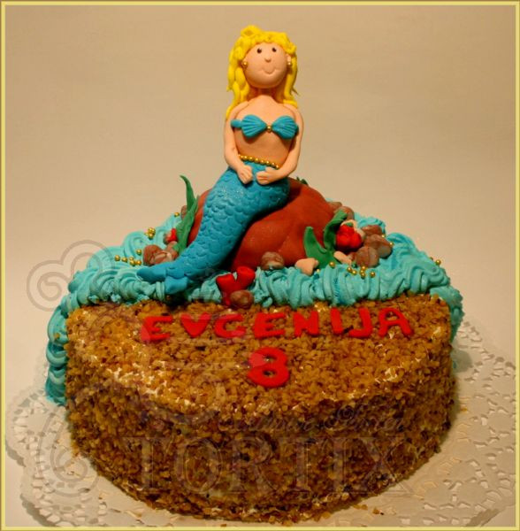 Mädchen Geburtstagstorte
 Tortix Geburtstagstorte für Mädchen Meerjungfrau