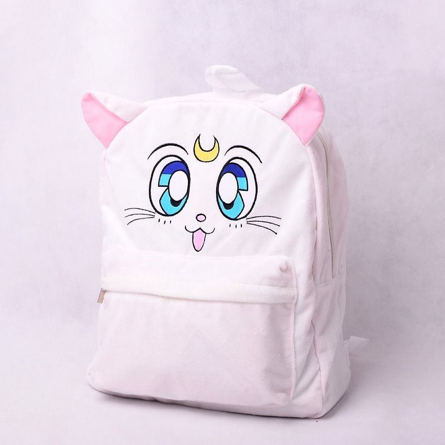 Mädchen Geschenke
 Weiß Sailor Moon Luna Katze Tasche Rucksack Collectibles