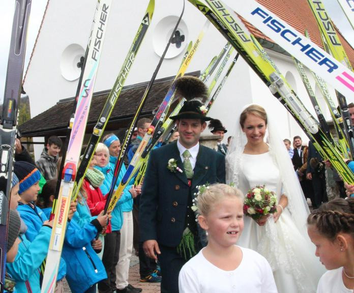 Magdalena Neuner Hochzeit
 Magdalena Neuner s est mariée ski nordique