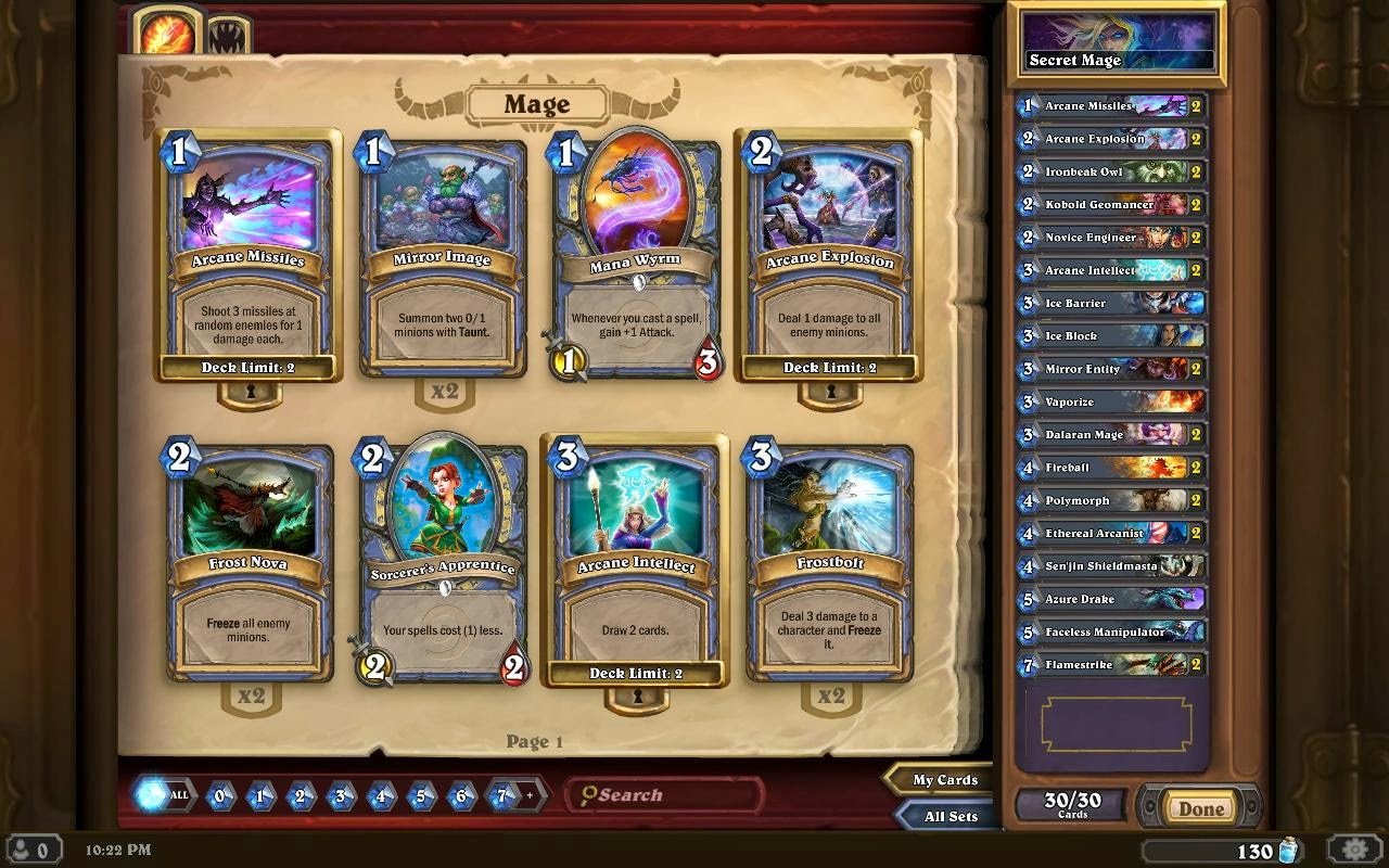 Mage Deck
 Course I ll Play It Hearthstone Secret Mage