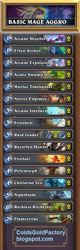 Mage Deck
 Hearthstone Starter Mage Deck