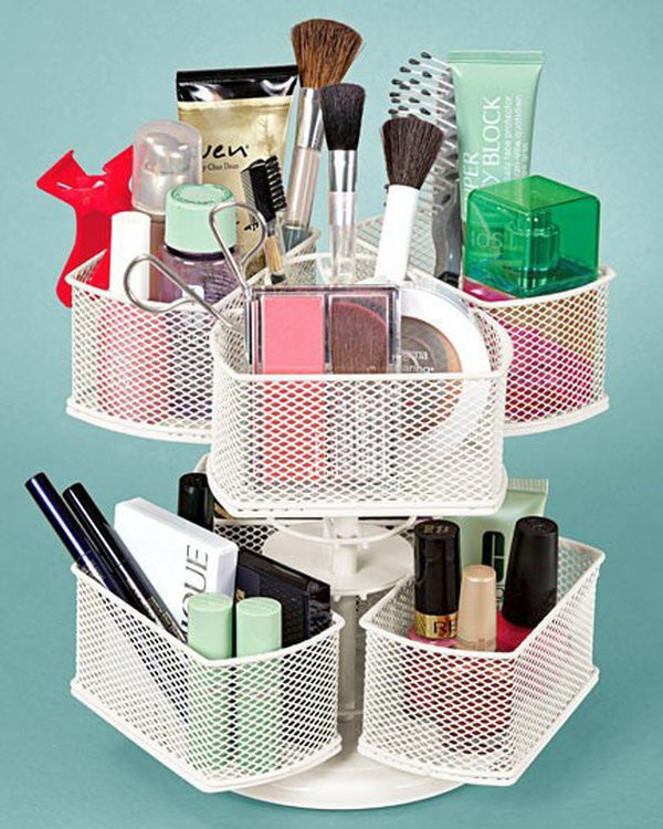 Make Up Organizer Diy
 DIY Organization Hacks For Small Spaces All For Fashions