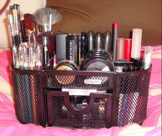 Make Up Organizer Diy
 18 Great DIY Ideas to Organize Your Make ups