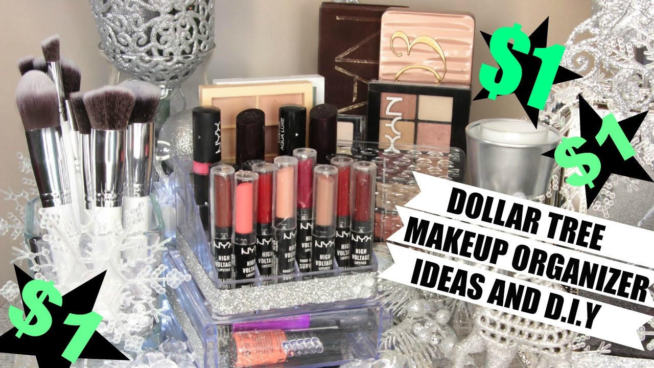 Make Up Organizer Diy
 $1 Makeup Organizers Dollar Tree Ideas and D I Y