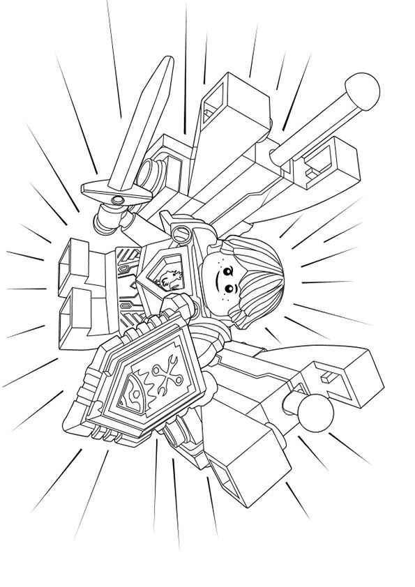 Malvorlagen Nexo Knights
 Ausmalbilder Nexo Knights 3