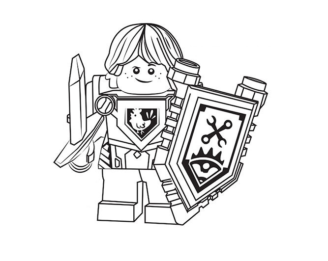 Malvorlagen Nexo Knights
 Nexo Knights Robin Ausmalbilder Ausmalbilder von Nexo