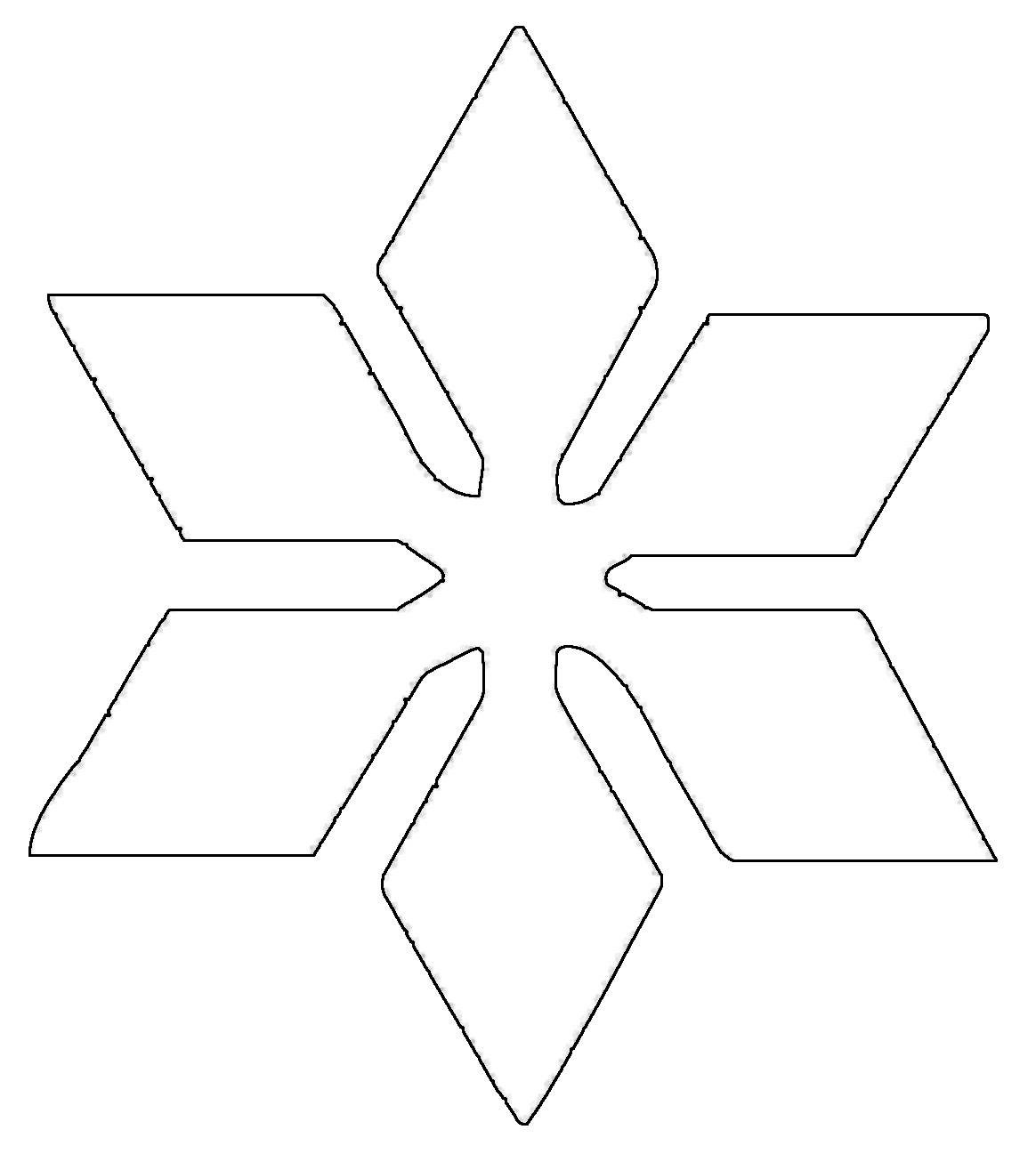 Malvorlagen Stern
 Kostenlose Malvorlage Schneeflocken und Sterne Stern 8