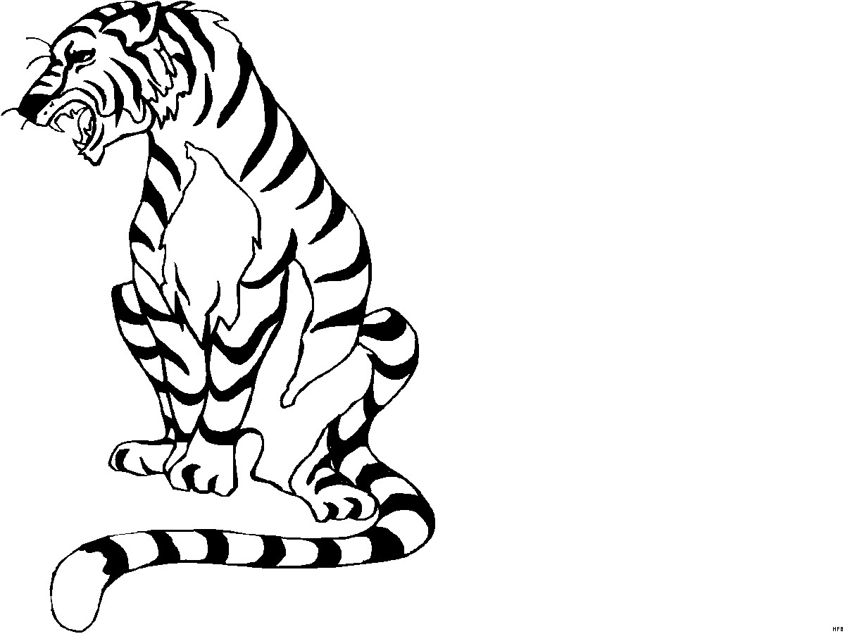 Malvorlagen Tiger
 Tiger Sitzt Ausmalbild & Malvorlage ics