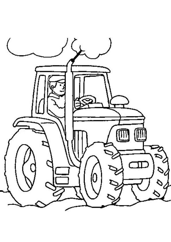 Malvorlagen Trecker
 Ausmalbilder Traktor 21