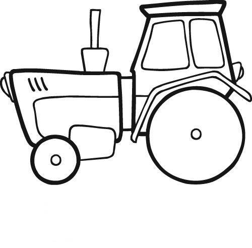 Malvorlagen Trecker
 Kostenlose Malvorlage Transportmittel Traktor zum Ausmalen
