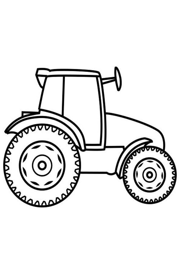 Malvorlagen Trecker
 Ausmalbilder Traktor 14