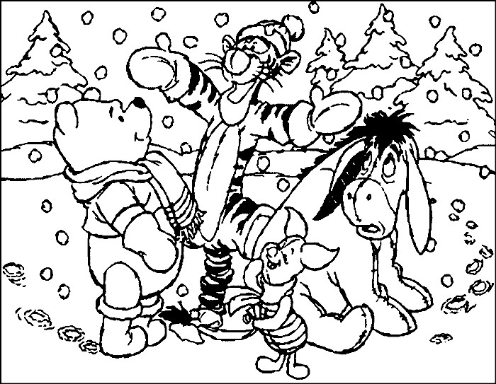 Malvorlagen Weihnachten Winter
 Malvorlagen Winnie Pooh
