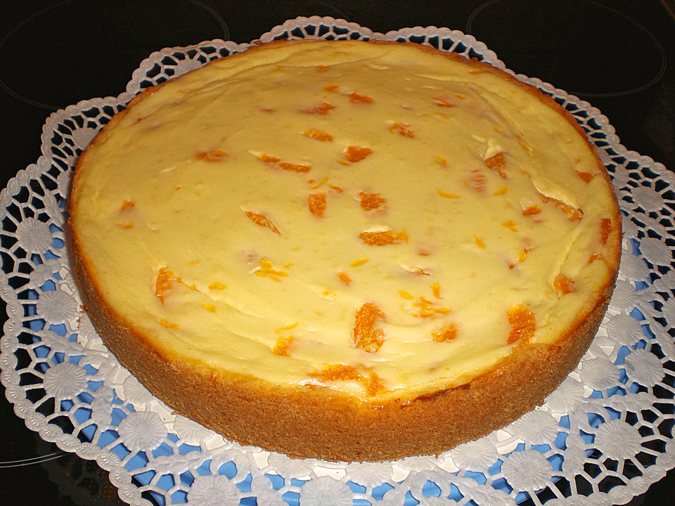 Mandarine Schmand Kuchen
 Mandarinen Schmand Pudding Kuchen Rezept mit Bild