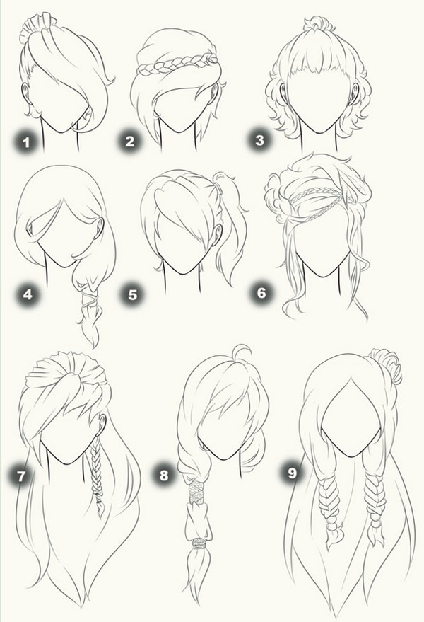 Manga Frisuren
 Une sélection de modèles de cheveux pour tous ceux qui