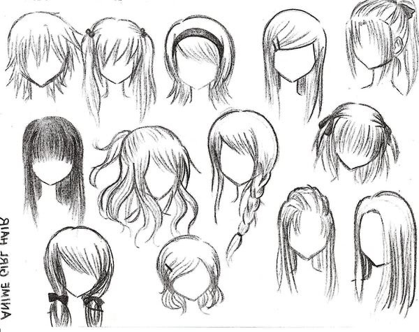 Manga Frisuren
 Anime Girl Hairstyles Miso Hot