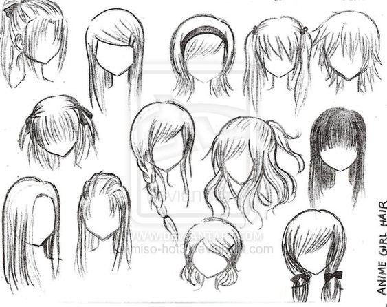 Manga Frisuren
 Frisuren für Mädchen Frisuren and Anime Girls on Pinterest