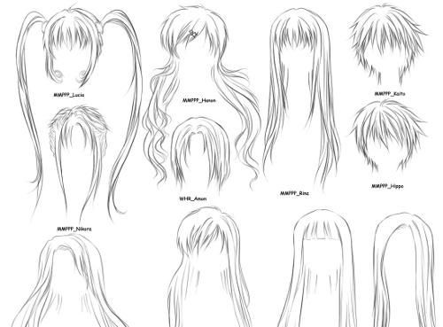 Manga Frisuren
 wie kann man mangas zeichnen