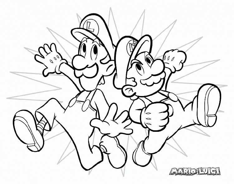 Mario Und Luigi Ausmalbilder
 Ausmalbilder kostenlos Mario 10