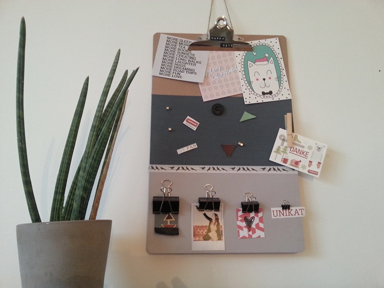 Memoboard Diy
 Magnetisches Memoboard basteln