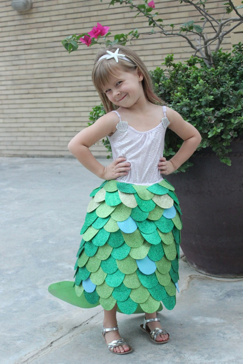 Mermaid Costume Diy
 Homemade Mermaid Costume Mama Papa Bubba