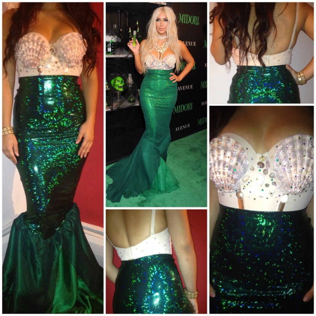 Mermaid Costume Diy
 Kim K mermaid costume