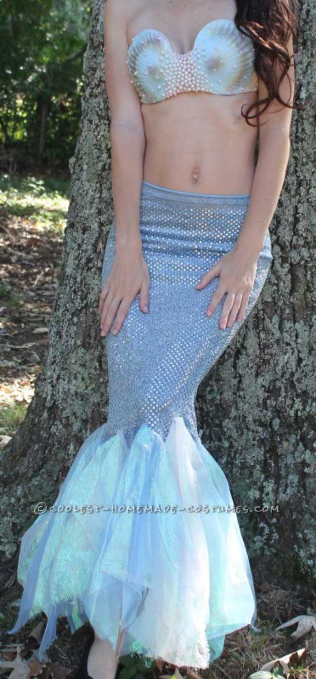 Mermaid Costume Diy
 DIY Mermaid Tail Craft Ideas That You Can Actually Wear