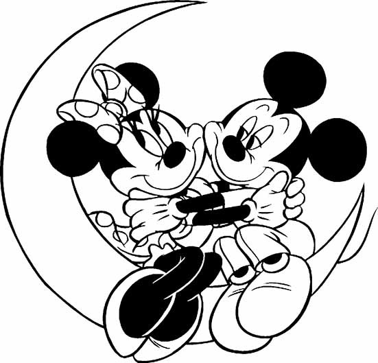 Mickey Mouse Ausmalbilder
 Ausmalbilder Mickey und Minnie 05