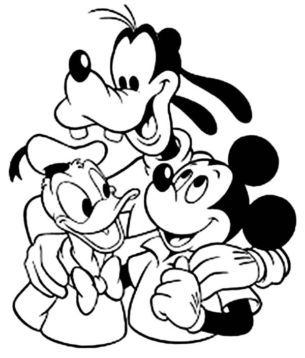 Mickey Mouse Ausmalbilder
 Malvorlagen fur kinder Ausmalbilder Mickey Maus