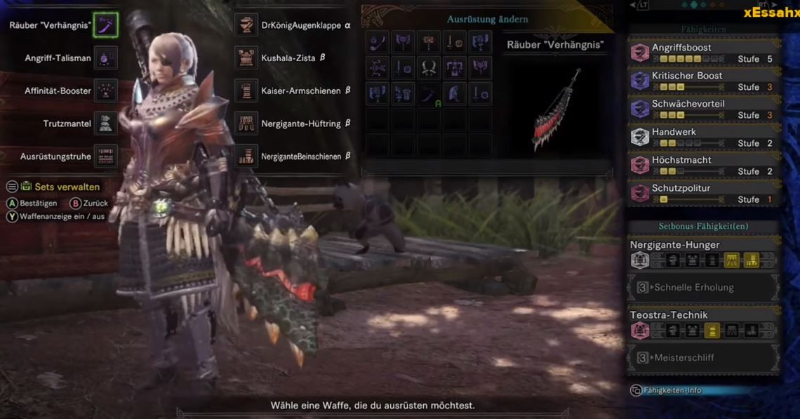 Monster Hunter World Handwerk Talisman
 20 Waffen Builds das End Game in Monster Hunter World