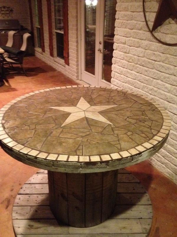 Mosaik Tisch Diy
 DIY Kabelrolle Tisch – Ihr eigener Designer Tisch