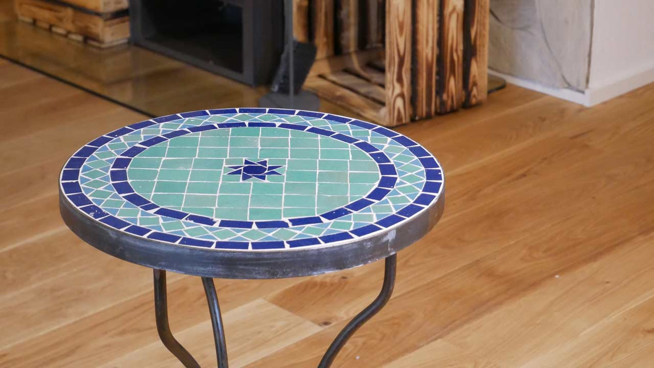 Mosaik Tisch Diy
 Mosaiktisch Tisch aus Mosaik selber machen Made by