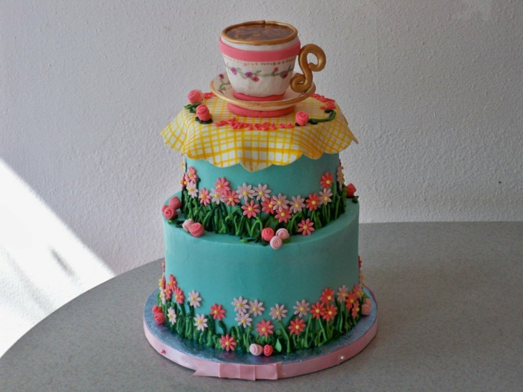 Motivtorten Geburtstag Blumen
 Ideen für Motivtorten 55 Kuchen für Babys 1 Geburtstag