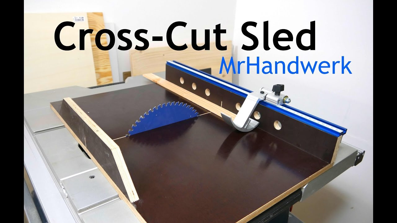 Mr Handwerk
 Cross Cut Sled Schiebeschlitten für Tischkreissäge