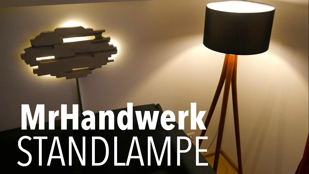 Mr Handwerk
 DIY Lampe aus Schaufelstielen bauen Anleitung ★MrHandwerk