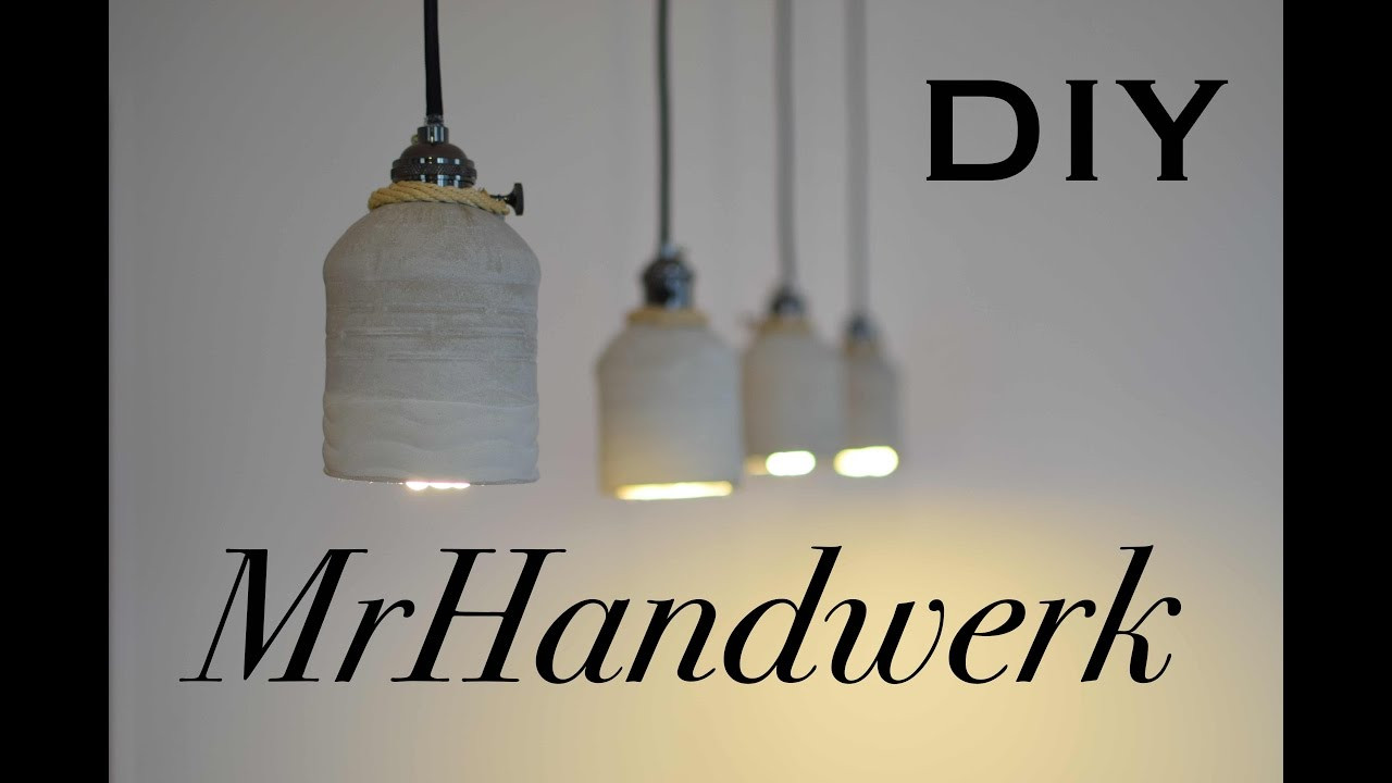 Mr Handwerk
 DIY Upcycling Cement DIY Concrete Pendant Lights BONUS