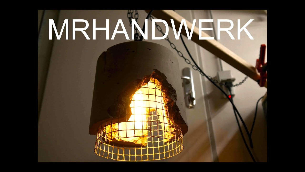 Mr Handwerk
 1 2 DIY Vintage Lamp Cement Lampe Anleitung