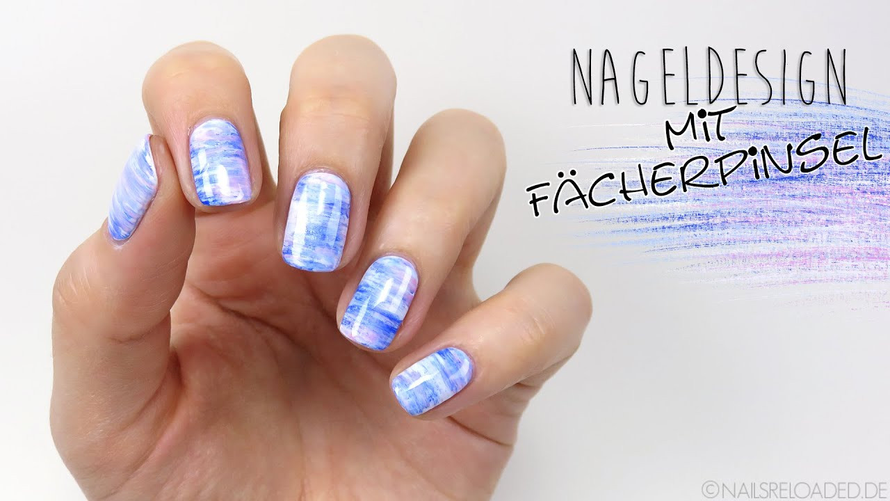 Nägeldesign
 Nageldesign mit Fächerpinsel